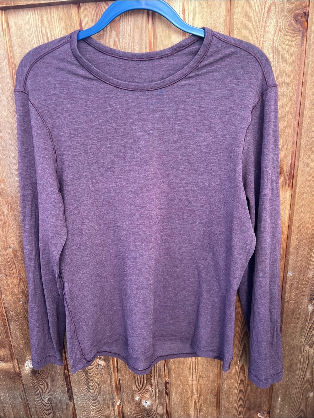 Lululemon Love Long-Sleeve Shirt Size 8 Heathered Purple